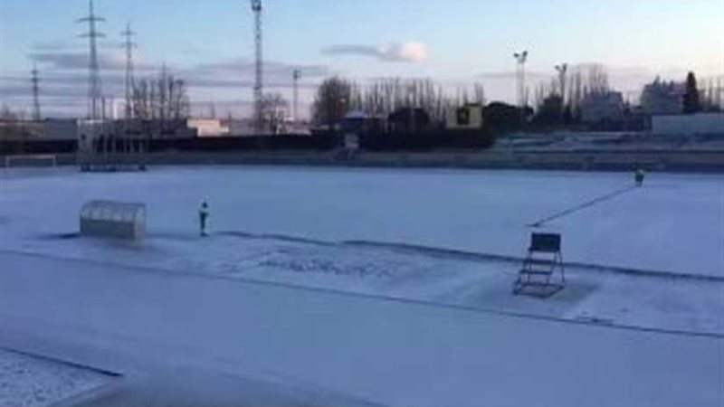 بسبب الثلوج.. مباراة