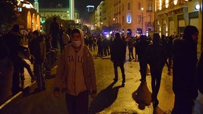 اشتباكات وكر وفر بوسط بيروت