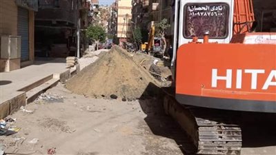 صرف مغطى بشارع الدقهلية بالإسماعيلية