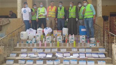 استمرار إطلاق فرق تطهير وتعقيم المراكز والقرى بالفيوم