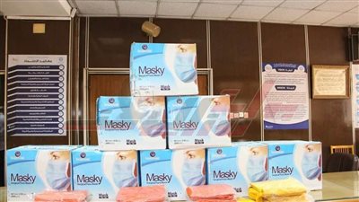 دعم مستشفيات جامعـة المنوفيـة بـ17 ألف ماسك