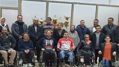 جلسة بين اللجنة البارالمبية ومنتخب السباحة قبل السفر لبطولة إيطاليا