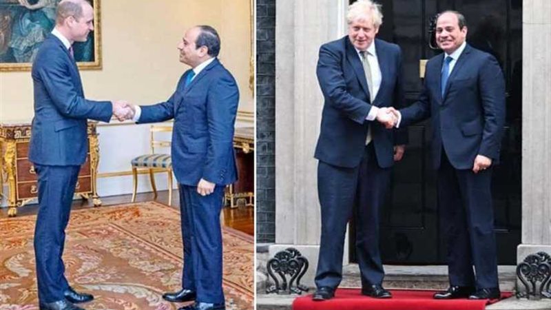 الرئيس السيسي يعرب