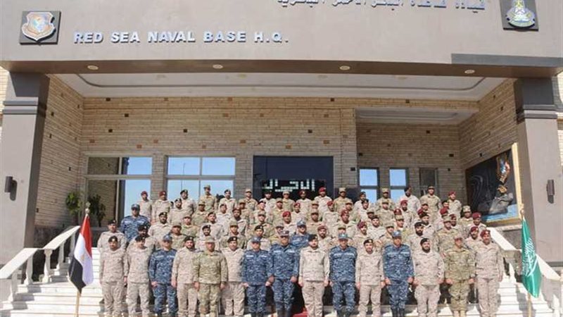 انطلاق التدريب البحرى