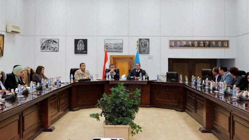 العناني وهيكل يبحثان