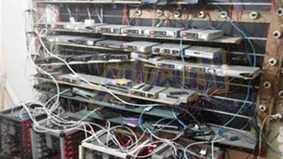 مباحث المصنفات تضبط شبكة لبث وتوزيع القنوات المشفرة