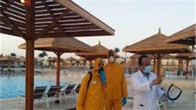 تطهير المنشآت الرياضية في البحر الأحمر