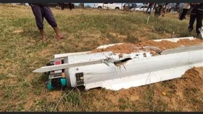 بالفيديو.. جسم مجهول يسقط على 