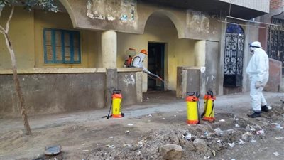 تعقيم 4 قرى ببني سويف ضد فيروس كورونا 