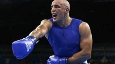 الملاكم عرابي يغادر المركز الأولمبي ويتدرب في الفيوم بسبب حظر كورونا