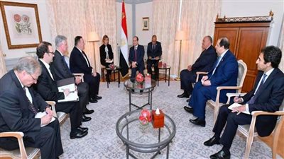 الرئيس عبد الفتاح السيسي يستقبل وزير خارجية الولايات المتحدة ببرلين