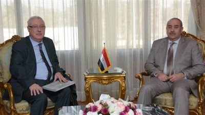 وزير الطيران يلتقي أمين عام الاتحاد العربي للنقل الجوي (الأكو)