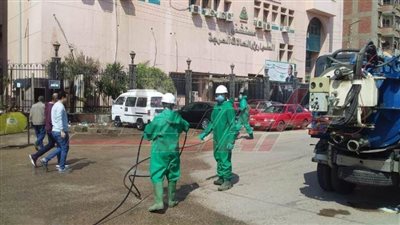 بالصور.. استمرار تطهير المنشآت وفض الأسواق بـ”المنوفية“