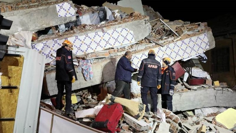 ضحايا زلزال تركيا