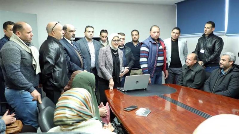 وزيرة الصحة مستشفى