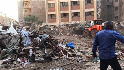 عاجل.. الجيزة تزيل أكبر سوق عشوائي بالهرم 