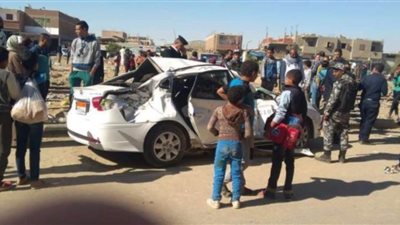 إصابة 3 في حادث تصادم سيارة بقطار في قليوب