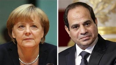 السيسي يبحث هاتفيا مع ميركل آخر تطورات القضية الفلسطينية