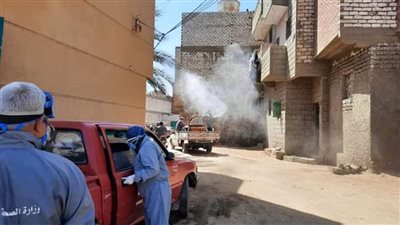 تعقيم 15 قرية ببني سويف