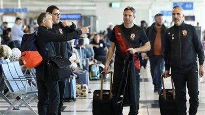 بعثة الأهلي تصل إلى الخرطوم