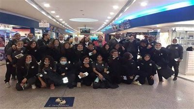 بعثة مصر لكرة القدم النسائية تطير إلى المغرب