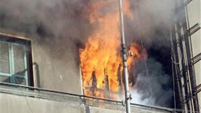 مصرع عامل في حريق بمنزل بالقناطر الخيرية 