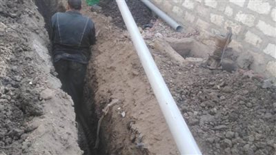 6.5 مليون جنيه لإحلال وتجديد خطوط المياه بمطاي