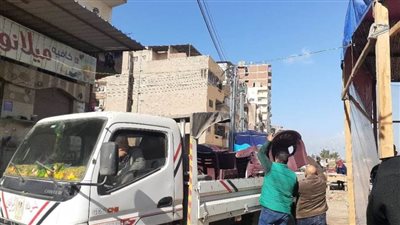 رفع وإزالة 969 حالة إشغال طريق في حملة بالبحيرة