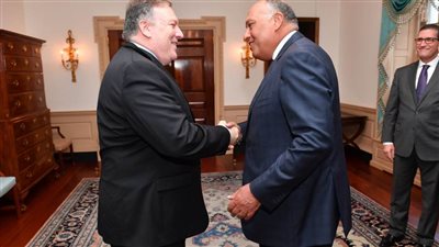 عاجل.. شكري وبومبيو يبحثان جهود التصدي لـ
