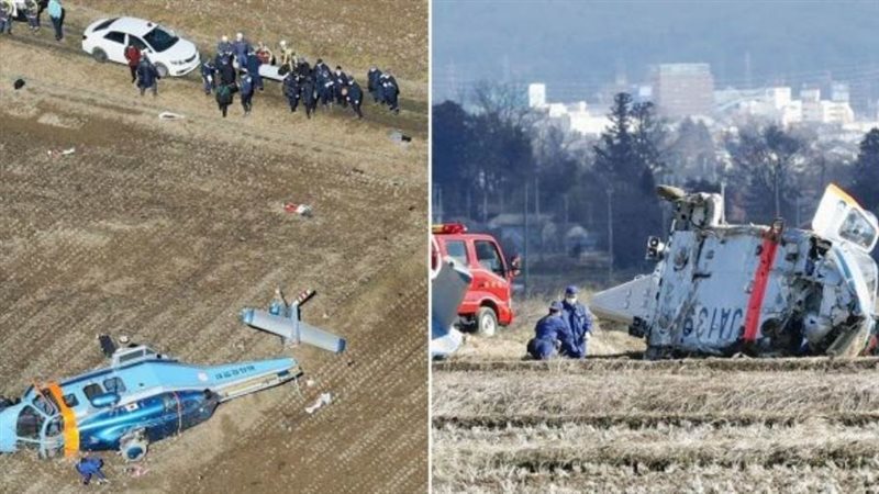 تحطم طائرة شرطة يابانية