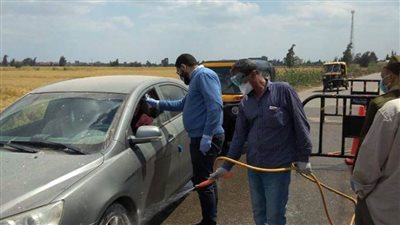 تعقيم كامل لجميع الوافدين إلي 