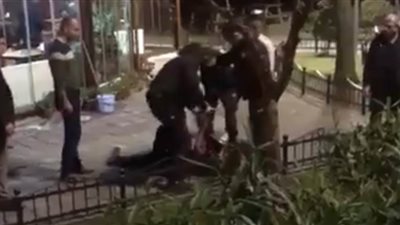 انتهاك حرس الأغا الخاص للأتراك 