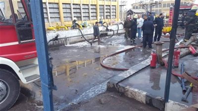 السيطرة على حريق فى مصر للبترول بالدقهلية 