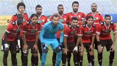 ناصر منسي يهز شباك نادي مصر الساكنة بهدف في الشوط الأول