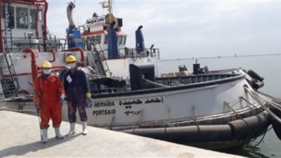 تعقيم وتطهير منشآت القطاع الشمالي للمنطقة الاقتصادية ببورسعيد