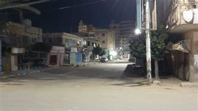 كفرالشيخ تلتزم بقرار حظر التجوال 
