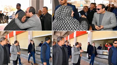 مواطنو عزبة الهجانة يتفاعلون مع الرئيس السيسي 