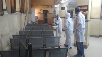 المنيا تواصل حملات التطهير والتعقيم لمواجهة فيروس كورونا 