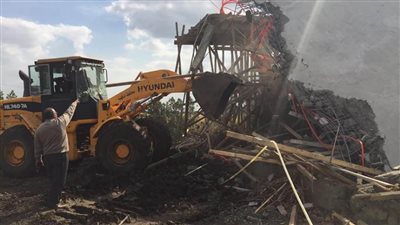 إزالة 19 حالة تعدٍ على الأراضي الزراعية خلال يوم واحد بالدقهلية