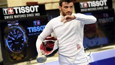 خسارة أيمن فايز أمام لاعب أوكرانيا دور الـ64 بكأس العالم للسلاح 