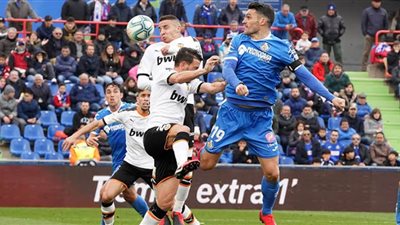 خيتافي يفوز علي فالنسيا بثلاثية نظيفة في الدوري الاسباني