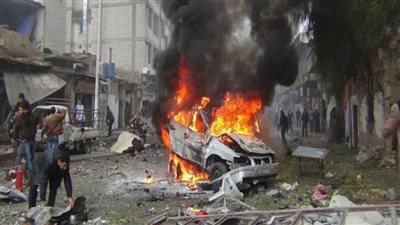 مصرع 6 من أفراد الشرطة فى تفجير سيارة بـ