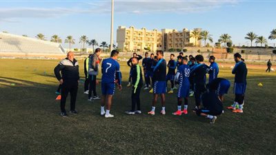فريق أسوان يختتم استعداداته لمباراة الاتحاد بالدوري 