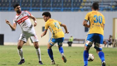 الدراويش يسجلون تقدمهم في 45 دقيقة أولى على حساب الزمالك 