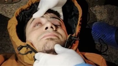 بالصور.. إصابة مواطن في حادث سيارة على كوبري المكس