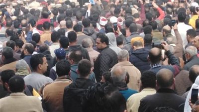 تشييع جثمان شهيد شربين بالزغاريد