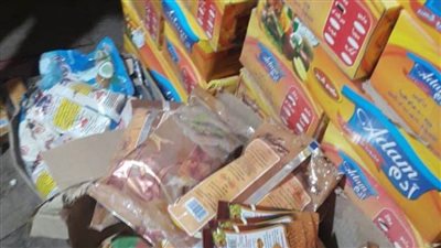 ضبط ٦ أطنان بودرة عصير مجهولة المصدر بالمنصورة