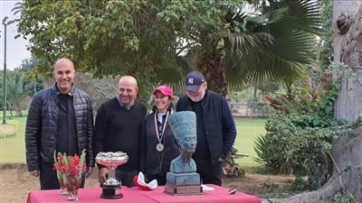 دينا أبو العلا بطلة الجمهورية لسيدات الجولف
