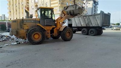 رفع مليون و١٠٠ ألف طن مخلفات بحى ثالث الإسماعيلية