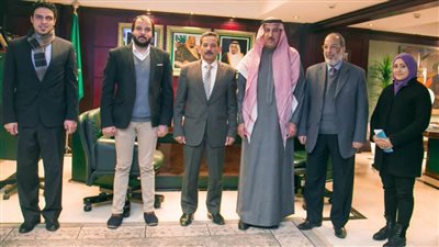 لتطوير التعاون ..الملحق الثقافي يستقبل نائب رئيس جامعة السويس